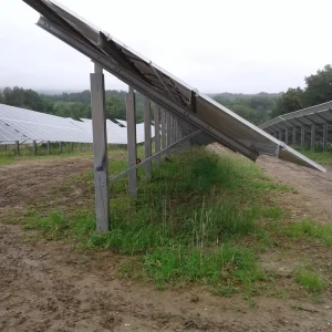 Commercial Single Pole Solar Mounting System Factory-Priced Ground Mount Racking for Home Solar Bracket