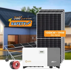 Commercial Solar Panel System 100Kw 500Kw 1Mw All-in-One Solar Power Inverter on-grid