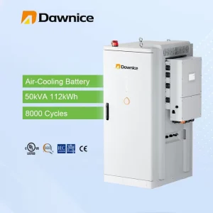 Compact 50KW 3 Phase 100kWh Air-Cooled Energy Storage Battery for Small Business Commercial Building Solar Systems