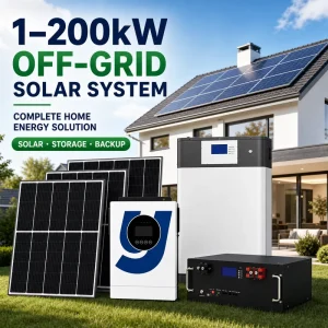 Complete 11kW Off-Grid Solar Power System with 30kWh LiFePO4 Battery Storage & 7.7kW Solar Panels Home Energy Solution