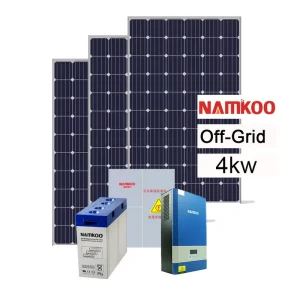 Complete 3-Phase Off-Grid Home Solar Lighting System, 5kW, 10kW, 15kW, and 20kW