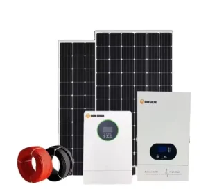 Complete 3kw Residential Hybrid Solar Power System Including 3kw Hybrid Inverter and 2.56Kwh LiFePO4 Battery