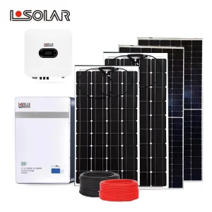 Complete Grid Solar Power Hybrid Split Solar Energy Storage System 5-15KW Output Power LiFePO4 Lithium Battery
