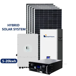 Complete Hybrid Home Solar Power System 48v 10kw 12kw 15kw 20kw Panel and Inverter Battery Storage System