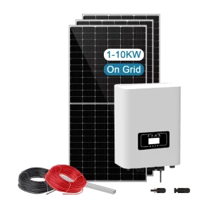 Complete Kit Solar Energy System 20-30KW Single/Three Phase On-Grid IP65 CAN LiFePO4 Battery Wall-Mounted Home 48V