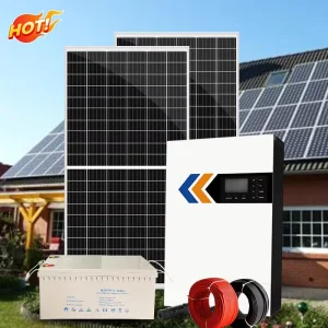 Complete Off-Grid Home Solar System MPPT Controller 5000W 1000W 1500W 8000W Solar Generator Lithium Ion Battery 10 Year Warranty