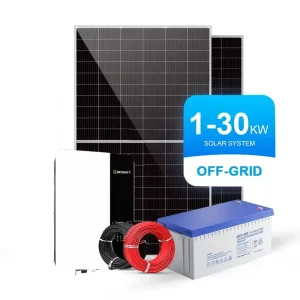 Complete Off Grid Pv Solar Energy Home System 1KW 2KW 3KW 4KW 5KW 10KW 15KW 20KW 25KW 30KW