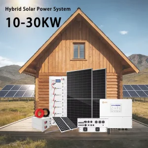 Complete 10kw Solar Power System 10kw 15kw 20kw 30kw Hybrid Solar Energy Panels System for Home
