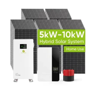 Complete Solar Energy Systems 3Kw 5Kw 6Kw 8Kw 8000W 10Kw Off-Grid Solar Power System for Home