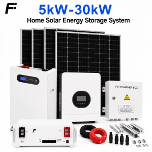 Complete Solar Grid System Home Power Setup Battery Energy Storage System Solar Panel System for Home