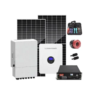 Complete Solar Power Panel Kit 5kw 10kW 15kw Solar System on Grid Power Solar System 3kw for Home Use