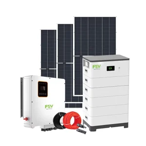 一体化太阳能备用系统 10kW 20kW 30kW 混合逆变器带锂离子电池全套套件