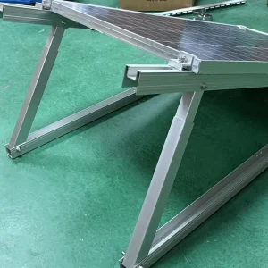 Concrete Ballasted Stainless Steel Aluminum Flat Roof Solar Panel Mounting System