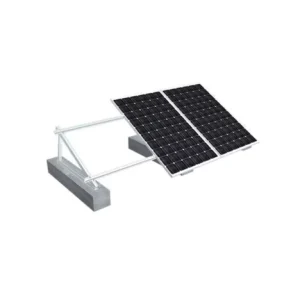 Concrete Foundation Solar Mounting System with Zinc Aluminum Magnesium Material