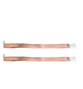 Copper Earth Strap Electrical Ground Underground Flexible Braided Connectors for Lightning Protection Earthing