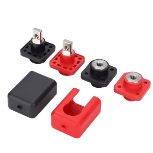 Copper Lithium Battery Terminal Connector Block With M8 Screw Wall Power Terminal For Straight Battery Storage