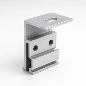 Corrosion Resistant AL6005 T5 Aluminum Alloy Roof Mount Solar Racking Bracket Solar Power System Wind Resistant