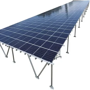 Corrosion Resistant Aluminum Alloy 6005T5 PV Solar Carport Mounting System with up 60m/s Wind Load Waterproof