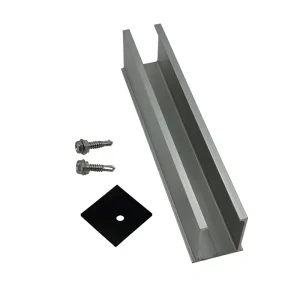 Corrugated Tin Roof Solar Mounting System Mini Rail PV Mounting Brackets Solar Panel Mounting Structures