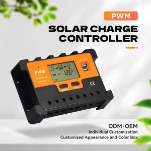 Cost Effective 12 24 48V Solar PWM Controller Overcharge Protection 10A 100A Solar Charge Controller