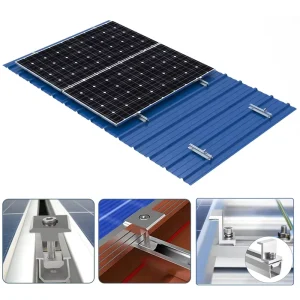 Cost Saving Quick Install Mini Rail Array Universal Solar PV Panel Open Field Racking Mounting System Zinc Aluminum Magnesium