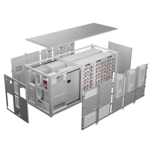 Custom 2MWh Container Energy Storage System 1MW Lithium Ion Outdoor IP55 Commercial Industrial Solar BESS Unit Monitoring System