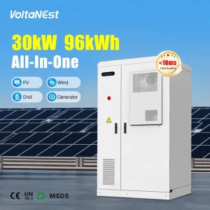 Custom 30-60kW 61kWh 112-200kWh Outdoor BESS All in One Energy Storage System Cabinet for Industrial and Commercial