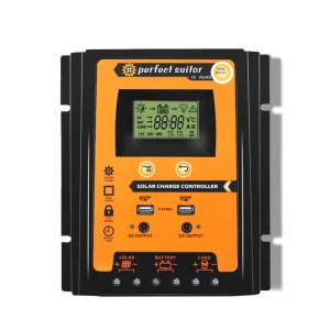 Custom 50A 12V 24V Auto PWM Solar Charge Controller for Street Lighting