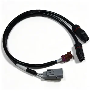 Custom DC DC Converter Wire Harness Heavy Duty Cable Assembly with Waterproof Connector for Automotive Industrial Power System