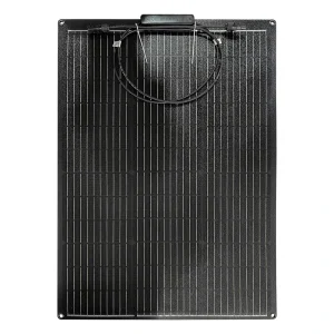 Custom Extra Strength Adhesive Thin Film 80 Watt Bifacial Solar Panel Sticker Semi Flexible for Truck Flexible Solar Panels
