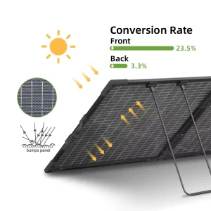 Custom Logo 220W Foldable Solar Panel MONO 28% High Efficiency Folding Solar Panel MC4 Output