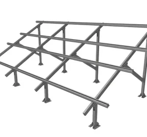 Custom Solar Panel Mounting Structure PV Zinc Aluminum Bracket for Roof Ground Installation