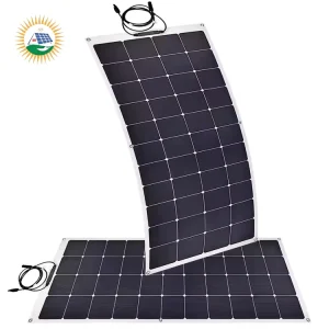 Customizable 150W 170w ETFE SUNPOWER Solar Panel 3mm Thin Film Flexible PV Panels for Home Balcony Boat RV Yacht Car Glider