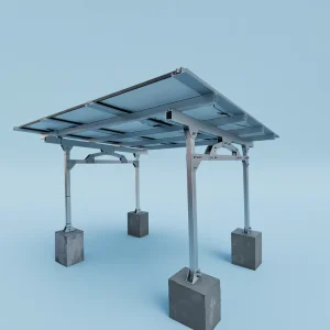 Customized Aluminum Solar Carport Mounting Structure for Commercial and Residential Parking Lot Canopy