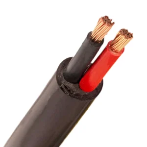 Customized Electric Wire AWG 10 14 18 Bare Copper UL2586 PVC Insulation Black & White 2 3 4 5 Core Electrical Cables