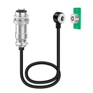 Customized GX16 Aviation Male Female Magnetic 5v 24v Power Pin Connector Ip68 Waterproof With PCB