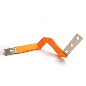 Customized Insulated Flexible Copper Busbar With Welding Bending Cutting Services For Car Battery Connector