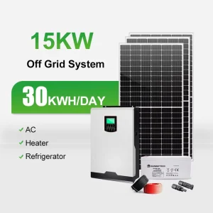 Customized Solar off Grid System 15kw Solar Power System 15kw off Grid Home Panel System