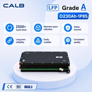 D230AH-1P8S 25.6V 230Ah LiFePO4 Battery Module Grade A Safe Thermal Runaway Prevention 2500cls