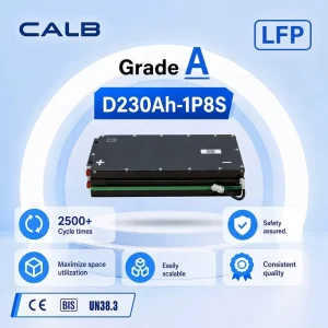 D230AH 1P8S 25.6V 230Ah LiFePO4 Module 5.88kWh 2500 Plus Cycles Low LCOE Long Service Life