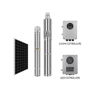 DC 24V Solar Screw Water Pump 2SS 3SS Stainless Steel for Deep Well Agriculture Irrigation and Solar System