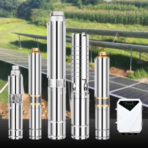 DC Solar Water Pump 2 4HP Stainless Steel with Panels for Commercial & Agricultural Irrigation