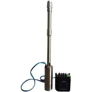 DC48V Brushless 1hp 95m Solar Borehole Deep Well Water Pump with Solar System Controller for Irrigation