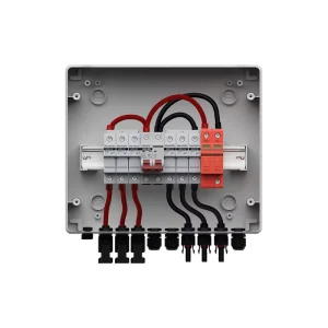 DC500V 3 Input 1 Out 500V Output Solar PV Combiner Box IP65 Waterproof CE Certified PC+ABS Housing