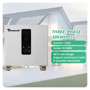 DDP Service Available 51.2v 32kWh Built in 12kw Inverter Three Phase 220v 230v 380v All in One Active Balancer WIFI MODULE DDP
