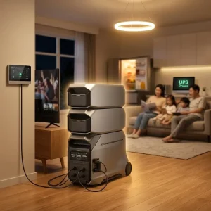 DELTA PRO 3 Stackable 4000W 4096Wh LiFePO4 Solar Generator UPS Emergency Energy Storage Battery CAN Portable Power Station