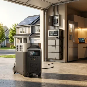 DELTA Pro 3000W Stackable Home Energy Storage System 100Ah LiFePO4 Portable Solar Power Station MPPT CAN Communication