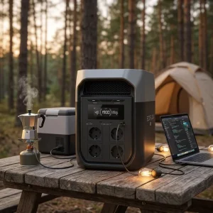 DELTA3 Max Plus 2400W 3000W 2048Wh LiFePO4 Portable Power Station Built in MPPT Pure Sine Wave Solar Generator Flashlight