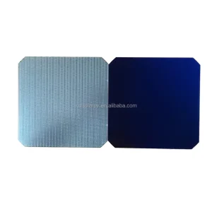 Dark Blue Monocrystalline Silicon N Type 166*166mm IBC Back Contact Solar Cell a Grade High Efficiency 24.1% 6.607w 9BB