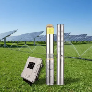 Dc Solar Pumps System Solar Panels 1.1HP High Pressure Multistage Brushless Submersible Borehole Pump Solar Powered